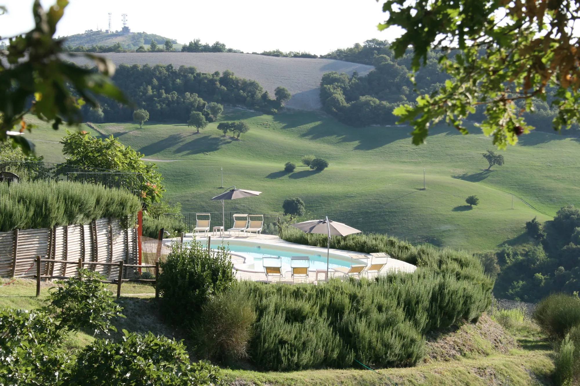 Le colline intorno al casale