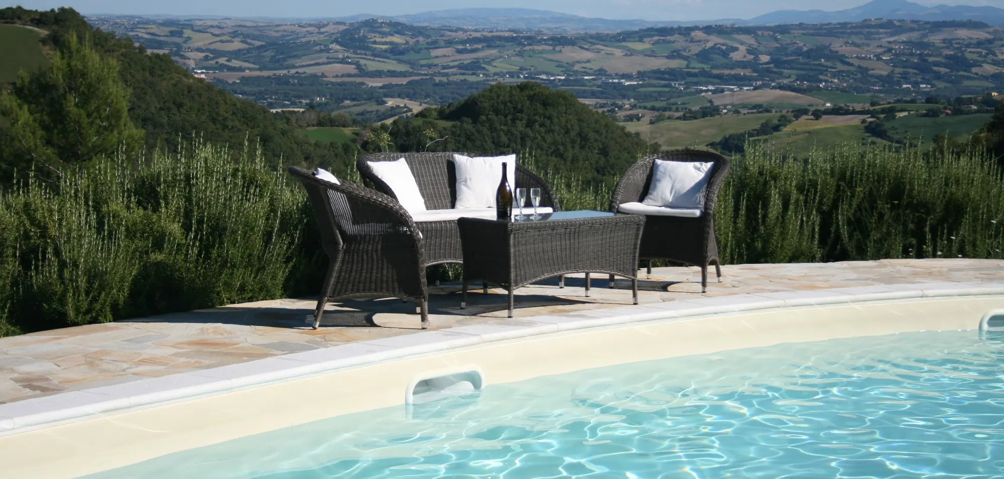 La piscina panoramica del Cornio delle Fronde